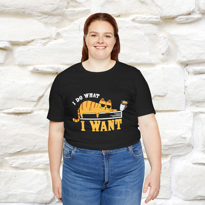 "I Do What I Want" Cute Cat T-Shirt for Men & Women | 100% Cotton*🐾