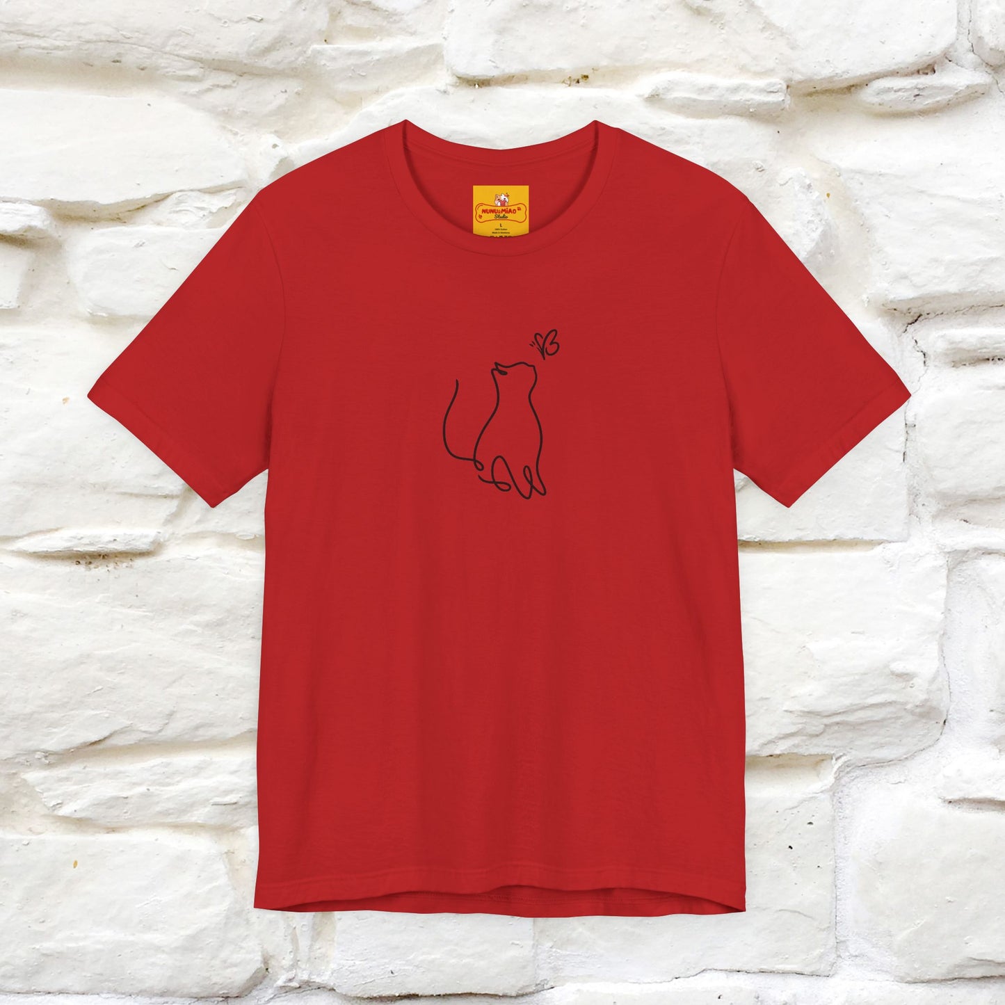 "Let Your Dreams Blossom'' Cat T-Shirt Front and Back Design | Nunu&Miao Studio
