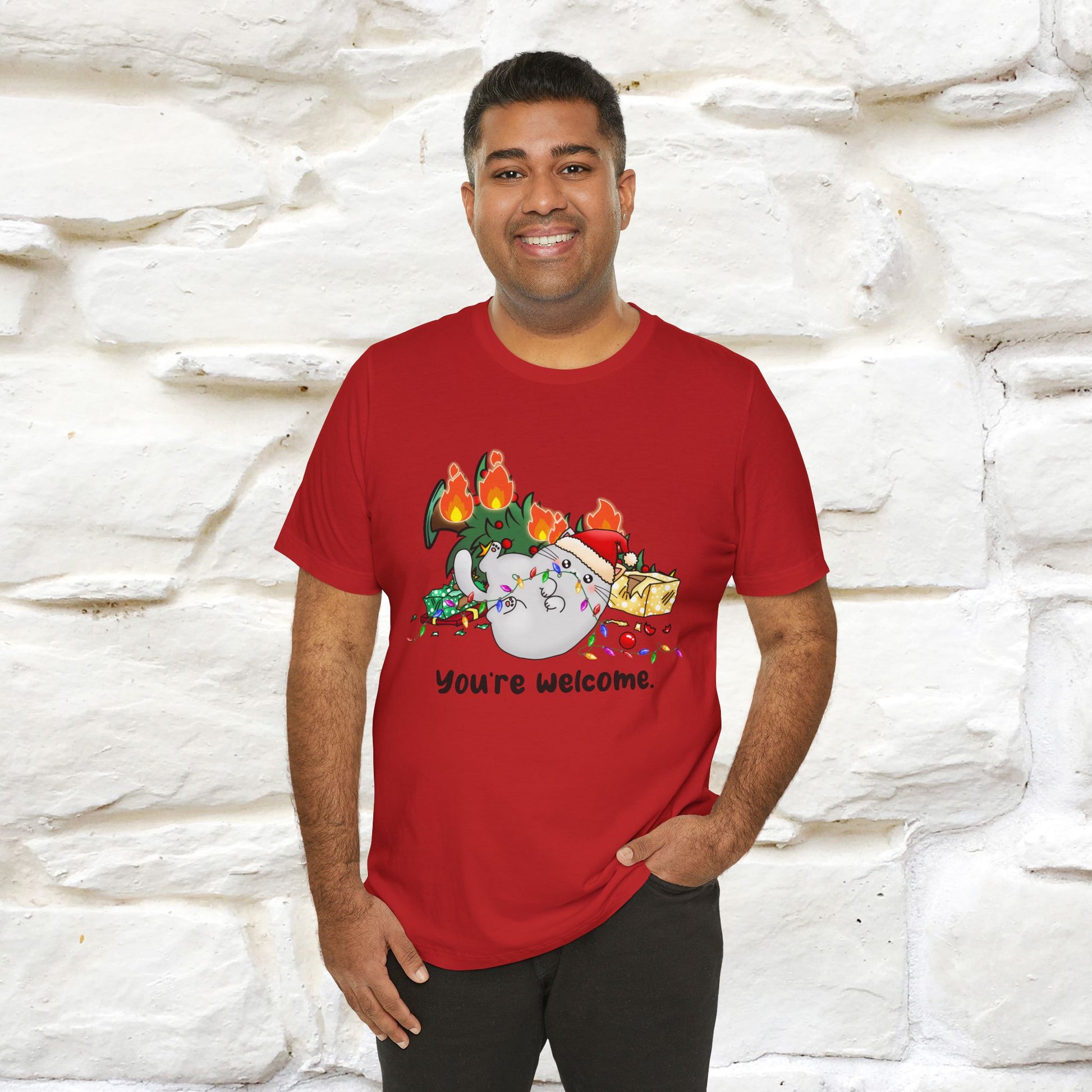 You're Welcome | Sarcastic Cat Christmas Shirt  |Nunu&Miao Studio - Nunu&Miao Studio