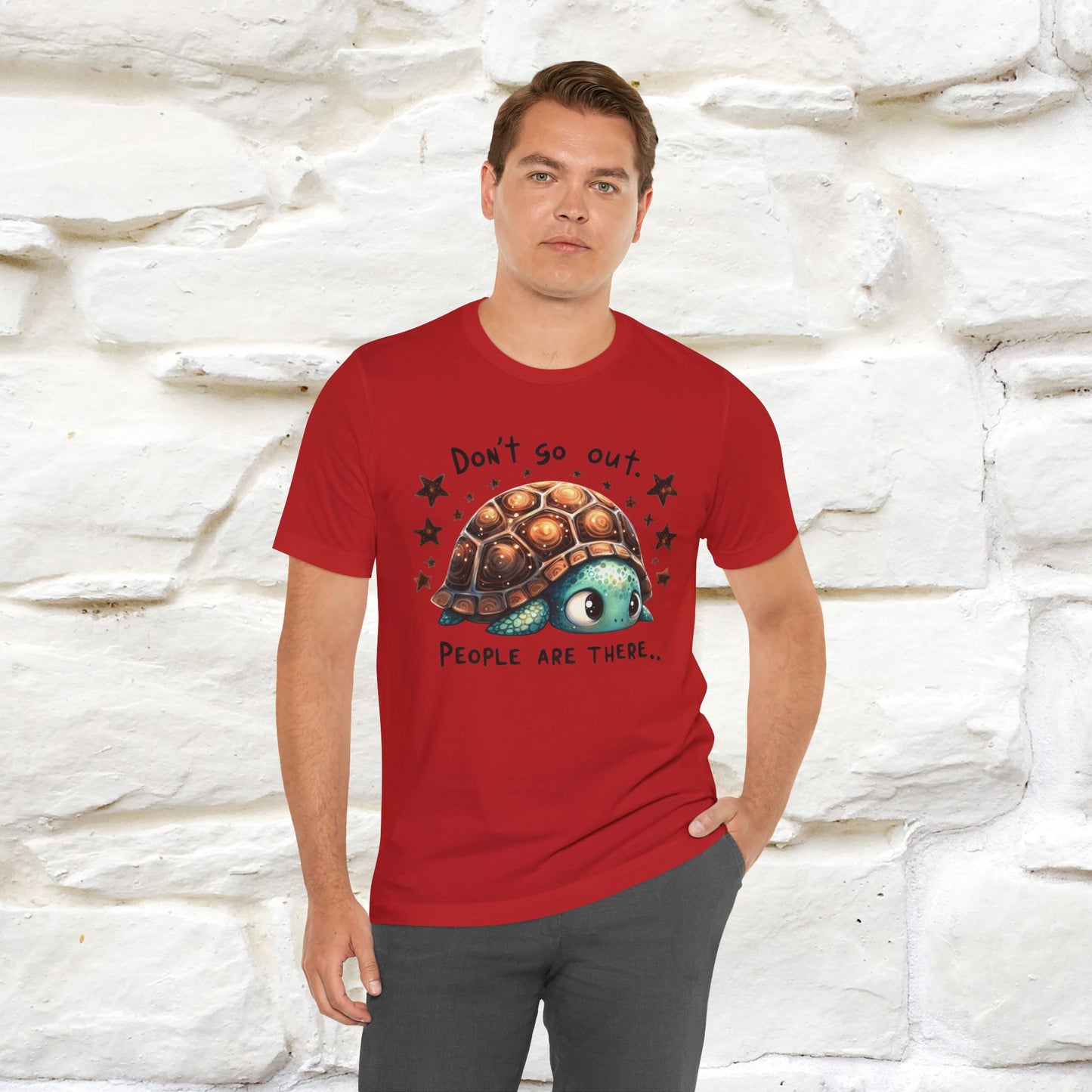 "Don't Go Out ..People Are There." |Funny T-Shirt | Nunu&Miao Studio