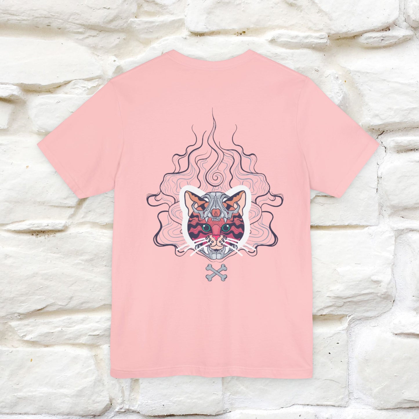 ''Air Fire Cat'' | Cat T-Shirt Front and Back Design | Nunu&Miao Studio