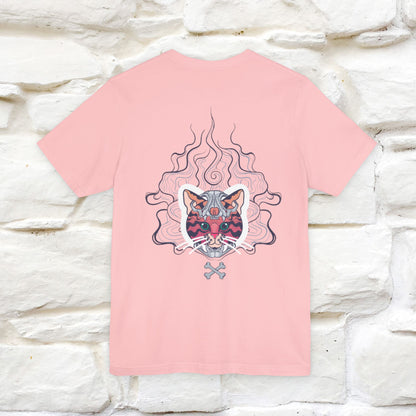 ''Air Fire Cat'' | Cat T-Shirt Front and Back Design | Nunu&Miao Studio