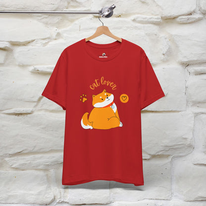 "Cat Lover" T-Shirt for Men & Women | 100% Cotton* | Purrfect Gift for Cat Enthusiasts