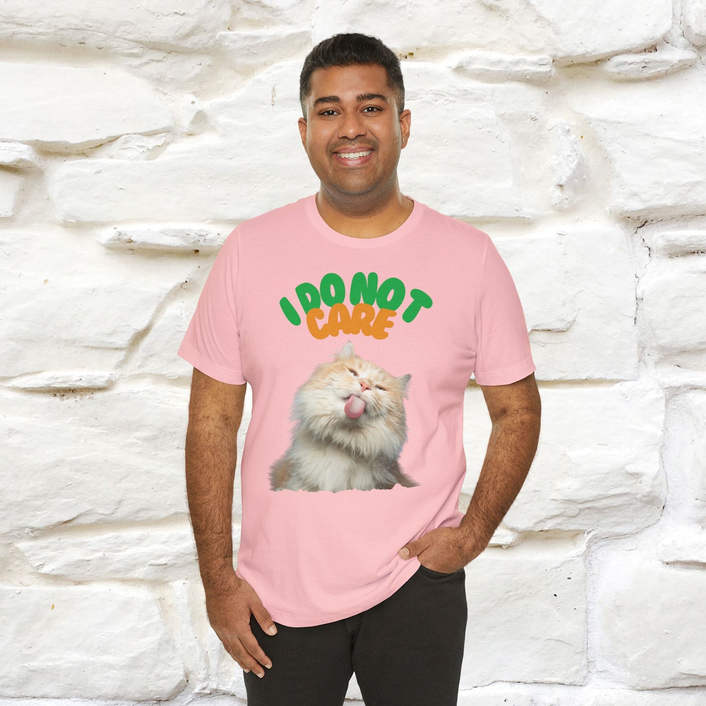 ''I Do Not Care''  Cat T-shirt for Men and Women  100% Cotton*