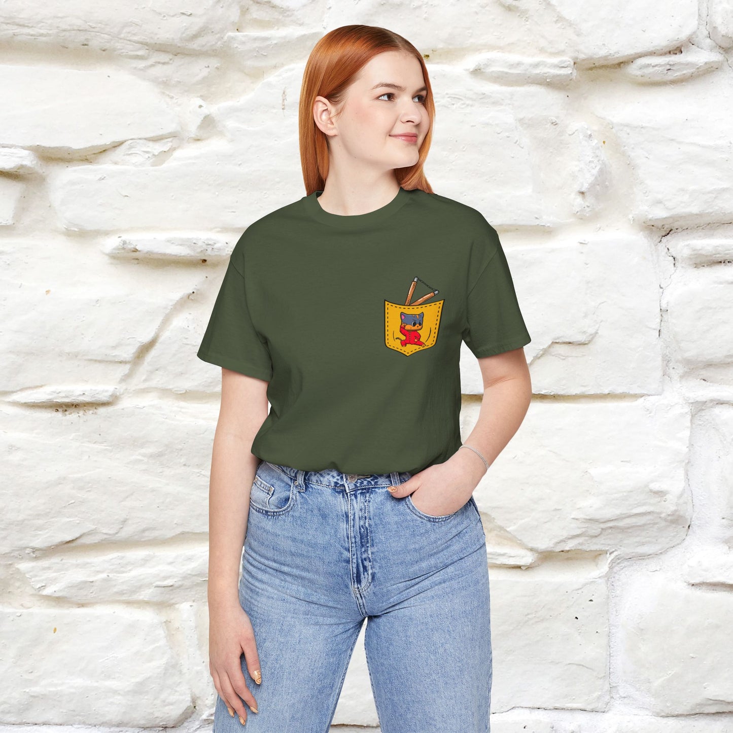 "Be Like Water: Cattitude Master | Cat T-Shirt |Nunu&Miao Studio