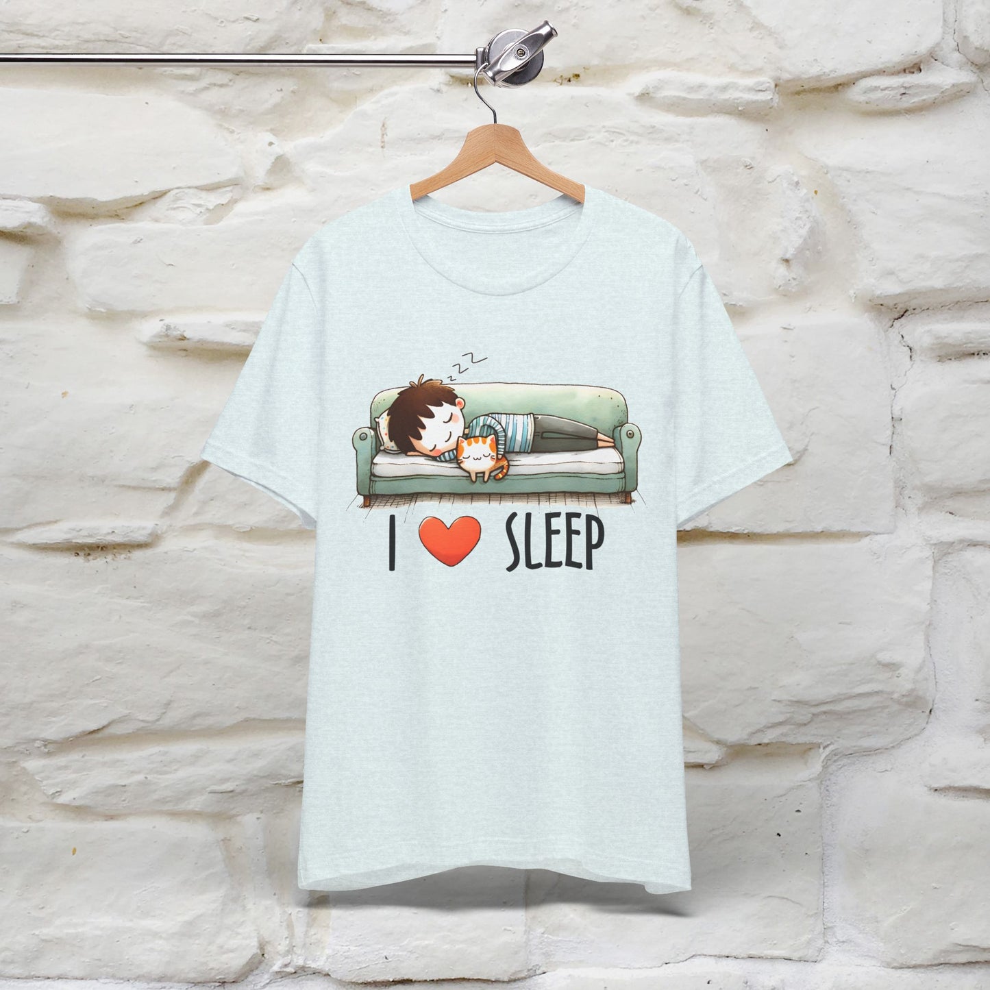 ''I Love Sleep''  Cat T-shirt for Men and Women  100% Cotton*