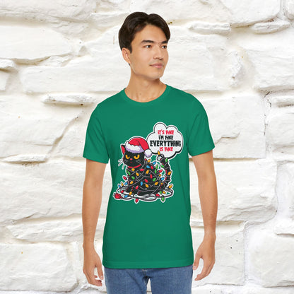 “Everything Is Fine..” | Cat T-Shirt | Nunu&Miao Studio