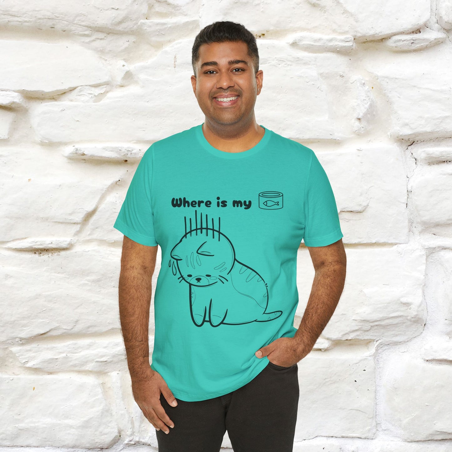 "Where Is My Tuna?" Cat T-Shirt | Nunu&Miao Studio