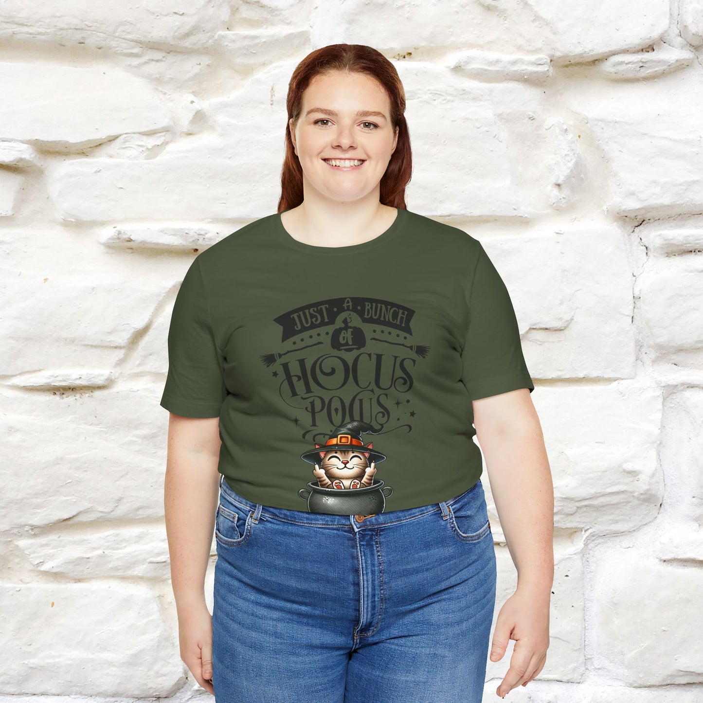 "Just A Bunch Of Hocus Pocus" Cat  T-shirt |Nunu&Miao Studio