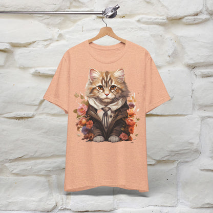 ''Charismatic'' Cat T-shirt for Women 100% Cotton* - Nunu&Miao Studio