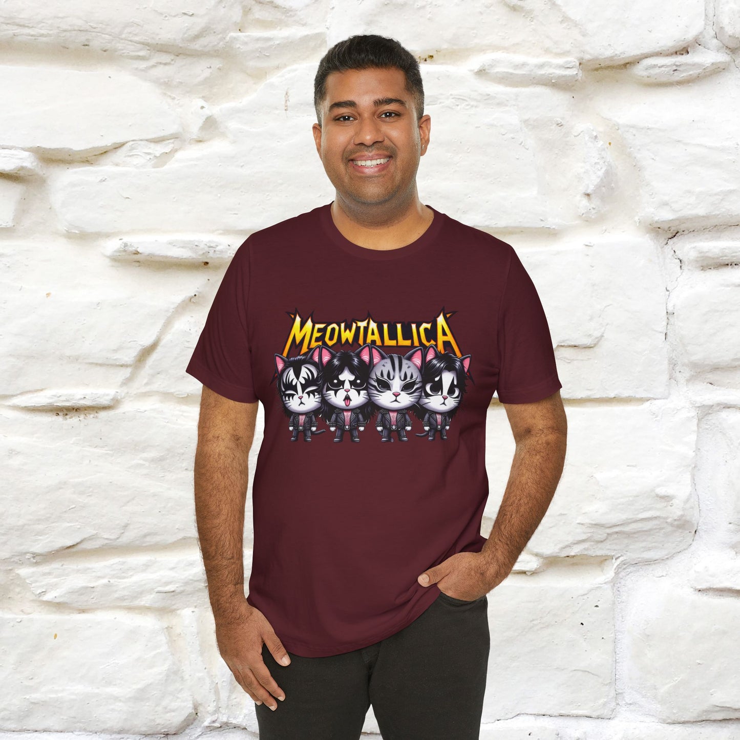 Meowtallica T-Shirt | Rock-Inspired Cat Tee for Men & Women | 100% Cotton*