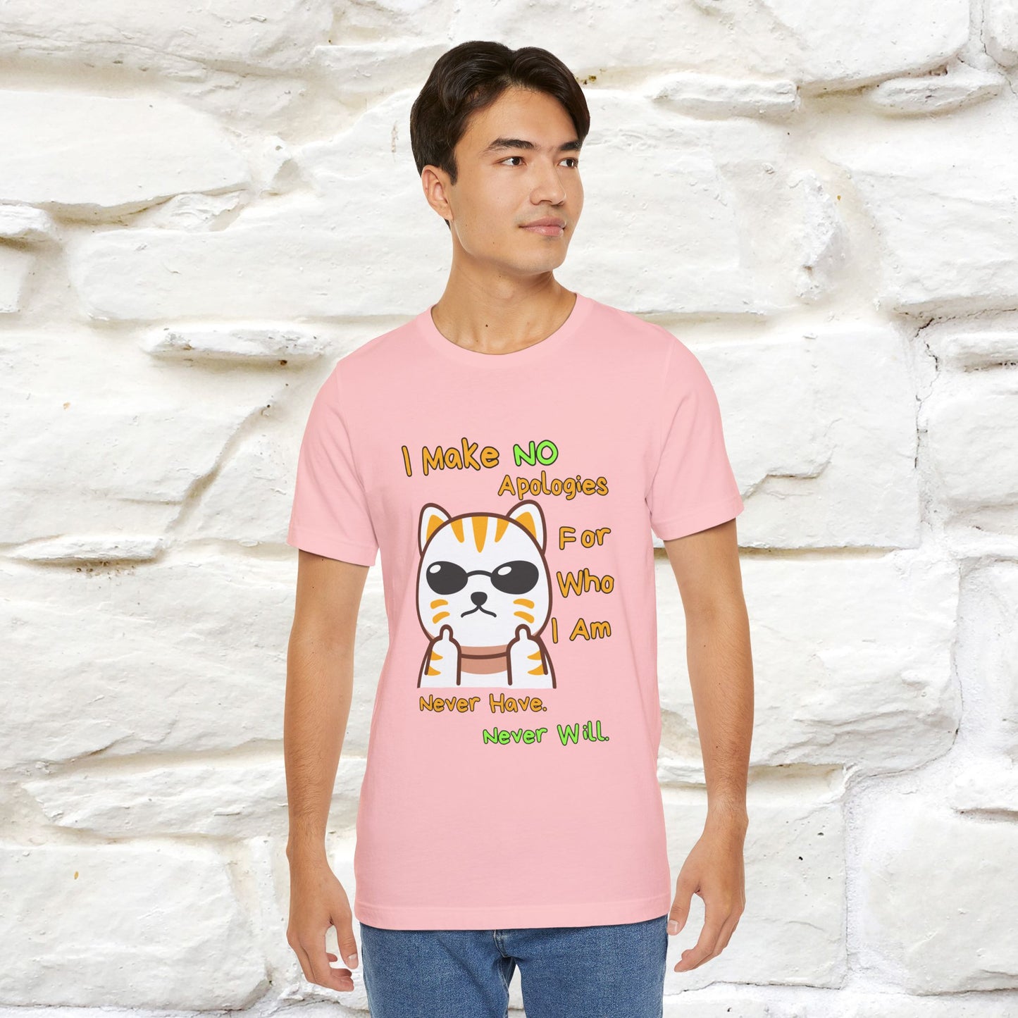 "I Make No Apologies... " |Cat T-Shirt | Nunu&Miao Studio
