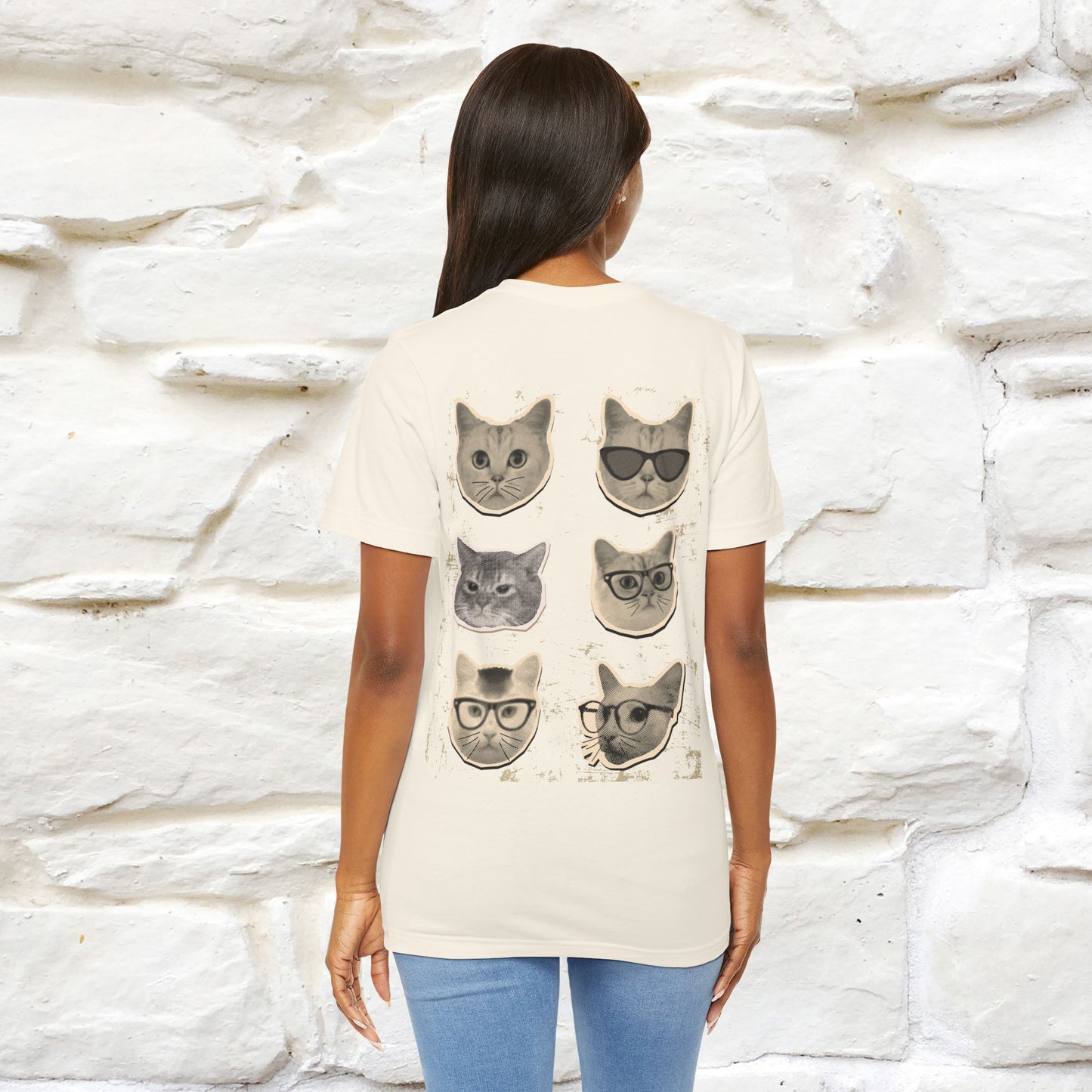 ''Vintage Cat''  Cat T-Shirt | Nunu&Miao Studio