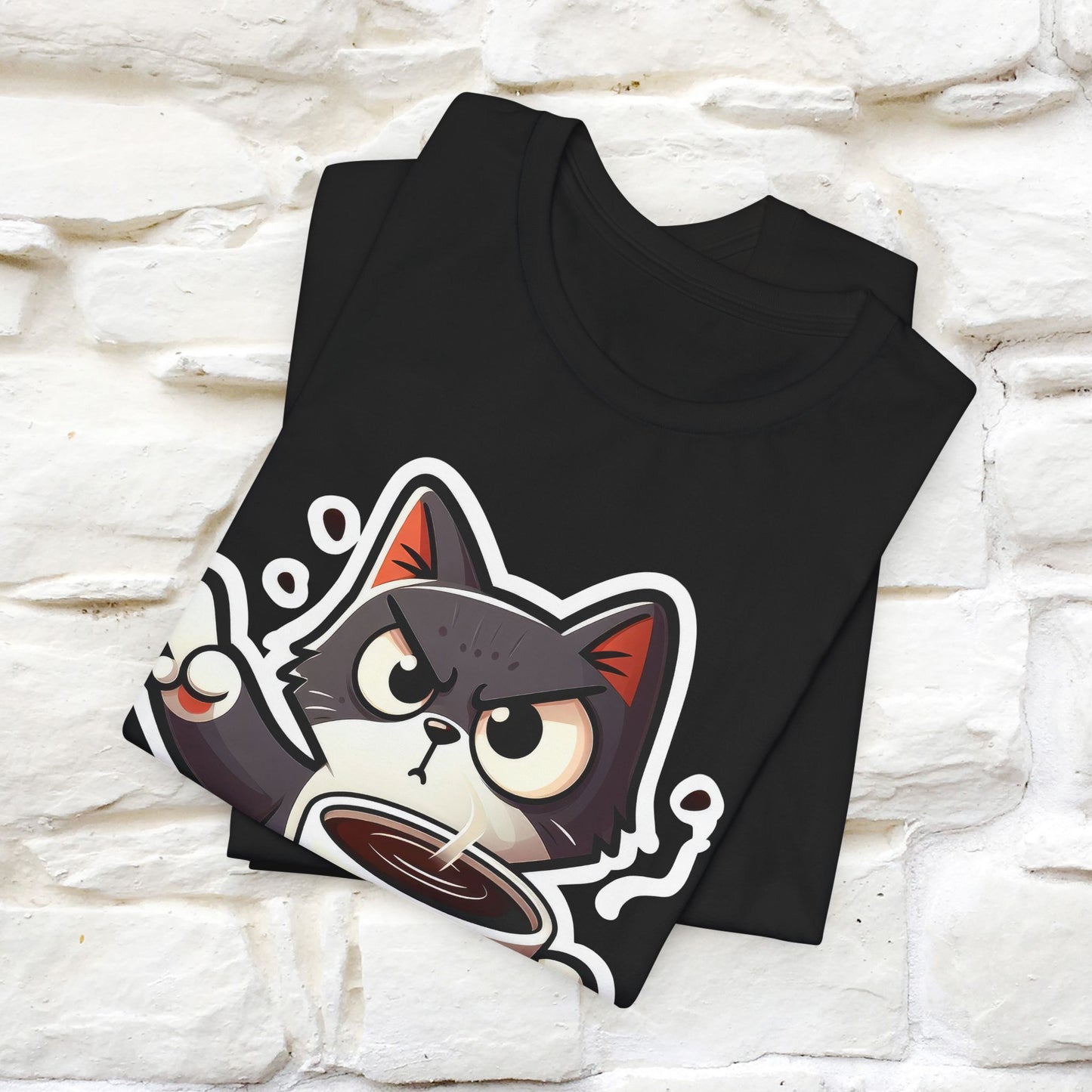 "What" Cat T-Shirt for Men & Women | 100% Cotton* | Cattitude Tee