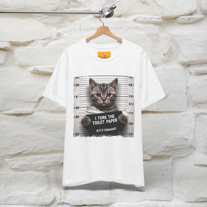 ''I Tore The Toilet Paper'' | Funny Cat T-Shirt | Nunu&Miao Studio