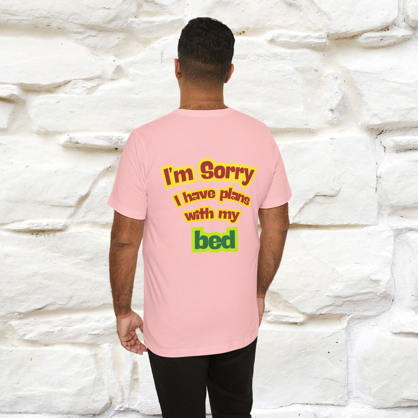"I Am Sorry I Have Plans With My Bed" |  Cat T-Shirt | Front & Back Design | Nunu&Miao Studio