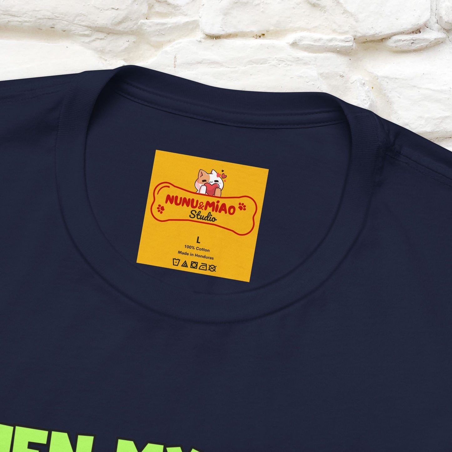 "When My Sister Cooks" Funny Cat  T-shirt |Nunu&Miao Studio