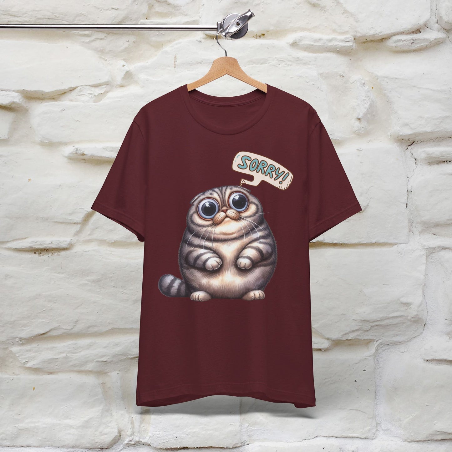 ''Sorry'' Cat T-shirt for Women 100% Cotton* - Nunu&Miao Studio