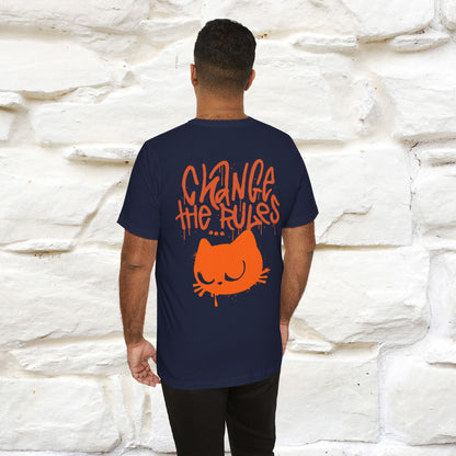''Change The Rules'' - Cat T-shirt -Nunu&Miao Studio - Nunu&Miao Studio