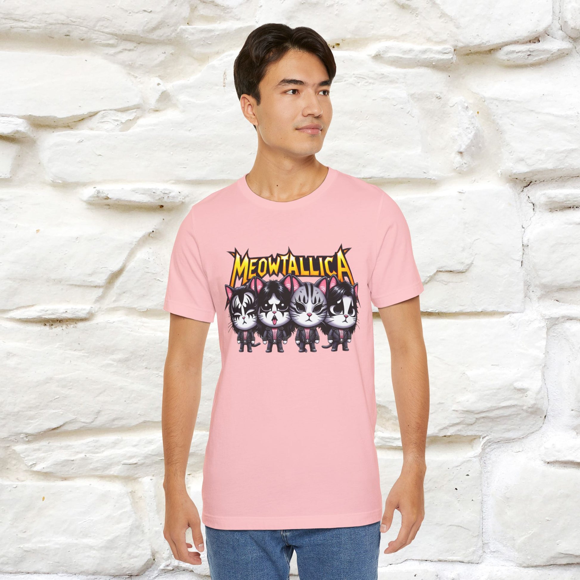 Meowtallica T-Shirt | Rock-Inspired Cat Tee| Nunu&Miao Studio - Nunu&Miao Studio