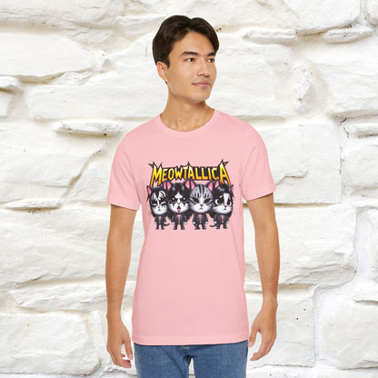 Meowtallica T-Shirt | Rock-Inspired Cat Tee| Nunu&Miao Studio - Nunu&Miao Studio