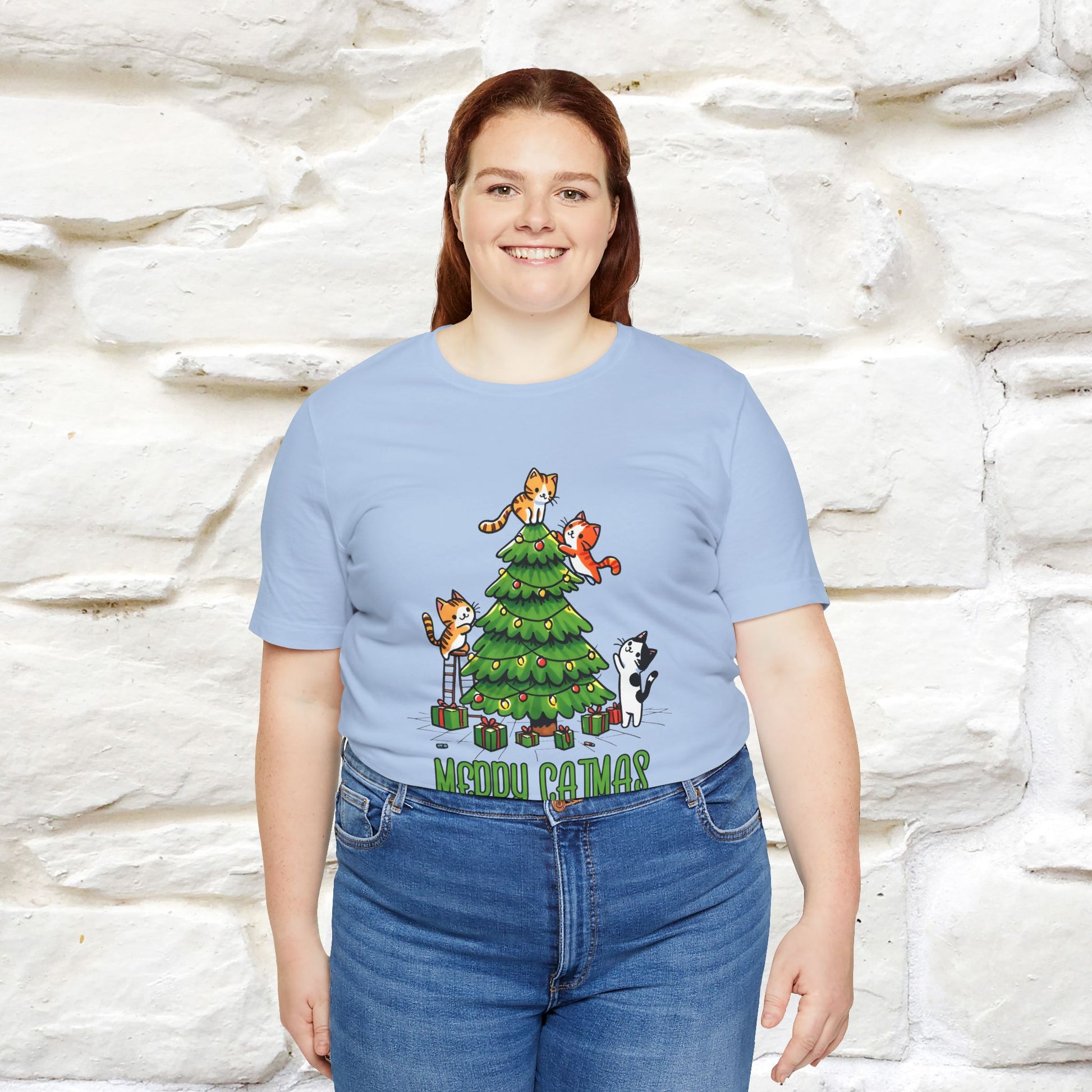 ''Merry Catmas'' | Cattitude Christmas Tee| Nunu&Miao Studio - Nunu&Miao Studio
