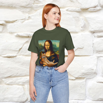 Mona Lisa’s Cat T-Shirt | Classic Art-Inspired Cat Tee for Men & Women | 100% Cotton*