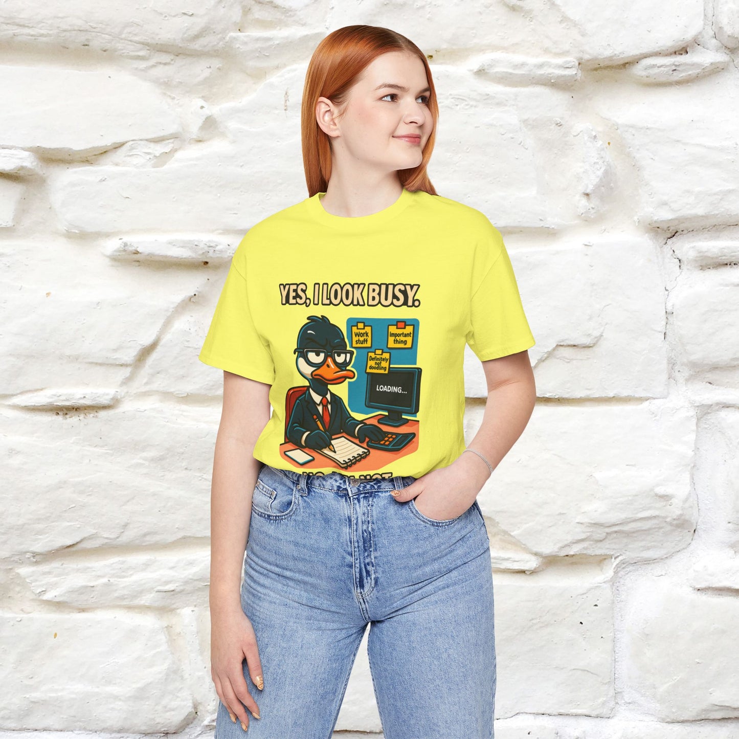 ''Yes, I Look Busy. No I'm Not.''|  Sarcastic Cat T-Shirt | Nunu&Miao Studio
