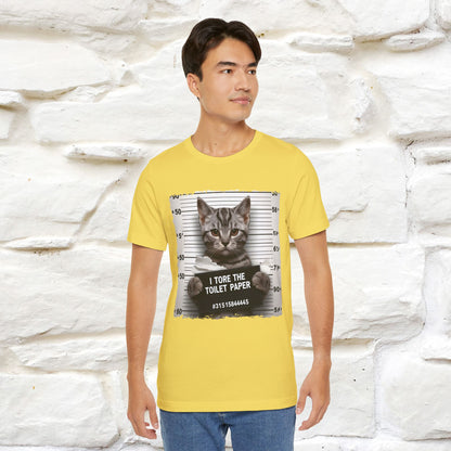 ''I Tore The Toilet Paper'' | Funny Cat T-Shirt | Nunu&Miao Studio