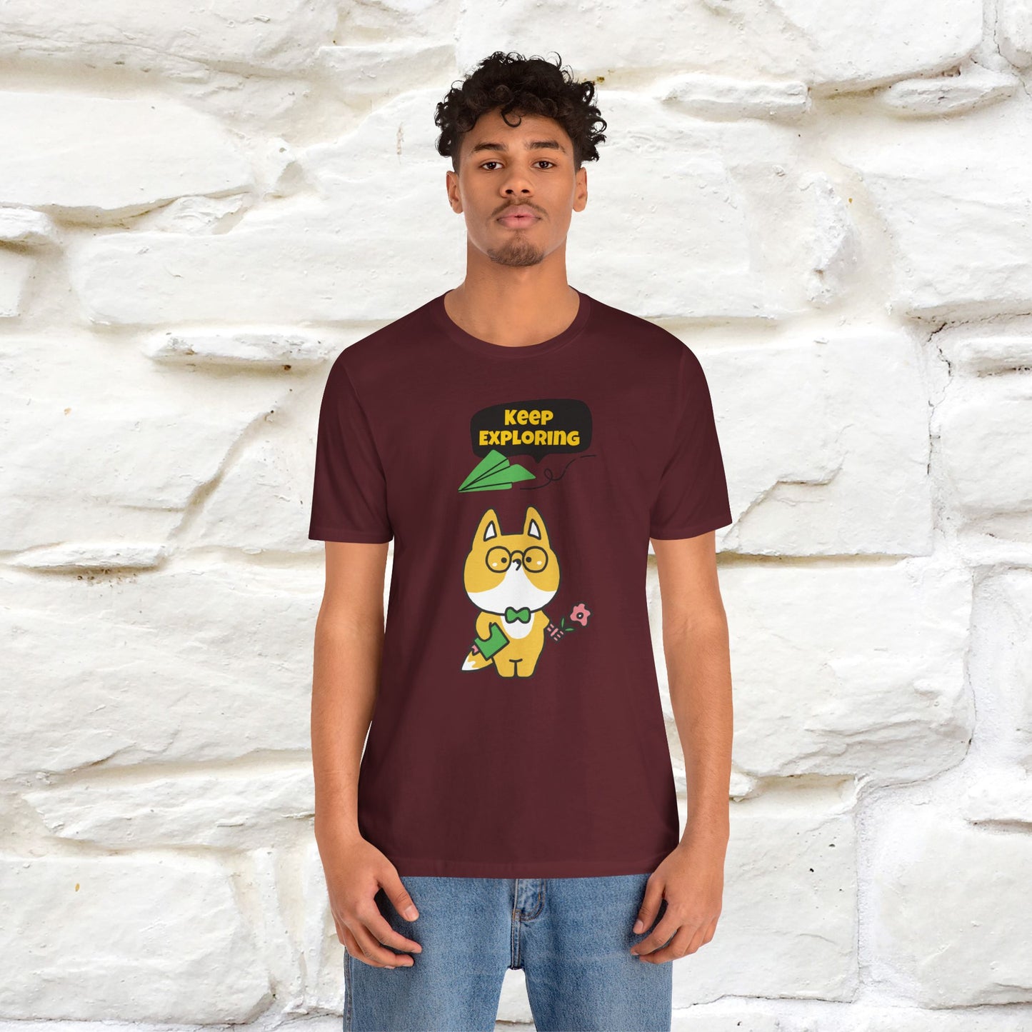 Keep Exploring T-Shirt for Men | 100% Cotton* Adventure Tee