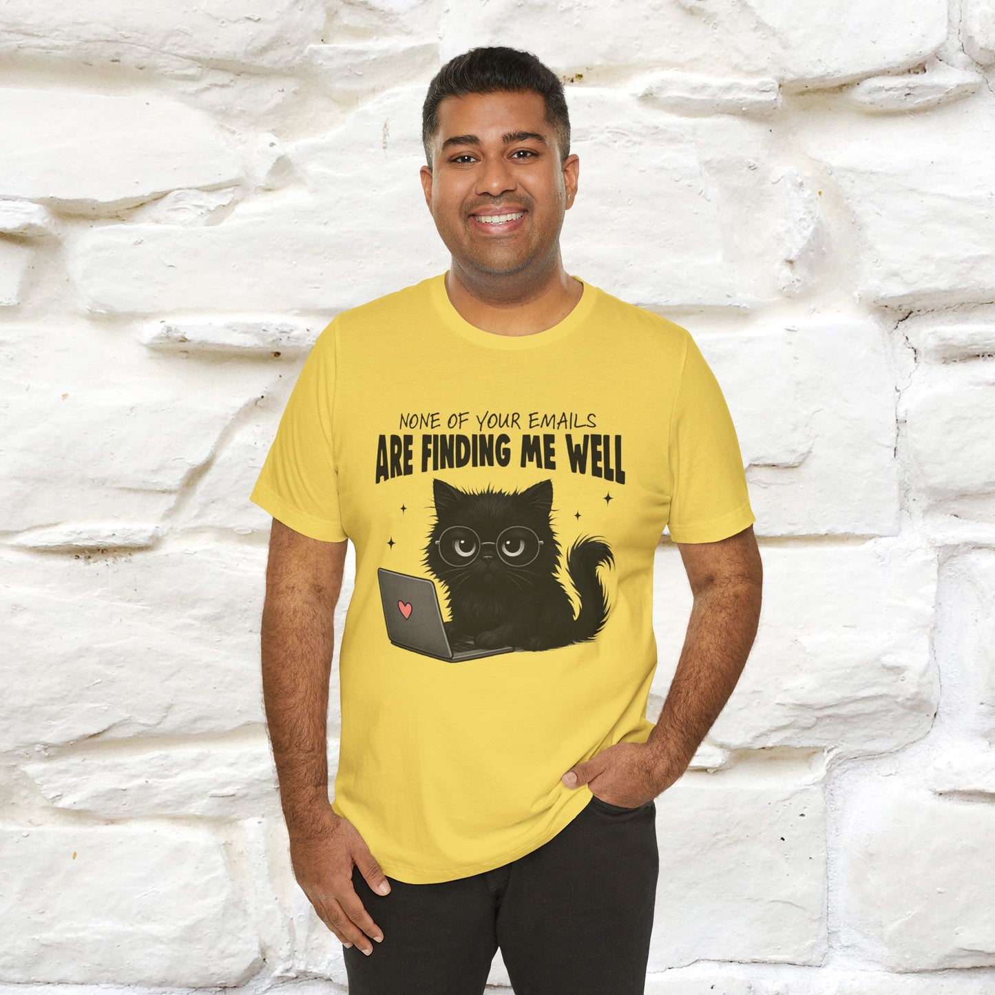 "None of your Emails Are Finding Me Well" Cat T-Shirt | Nunu&Miao Studio