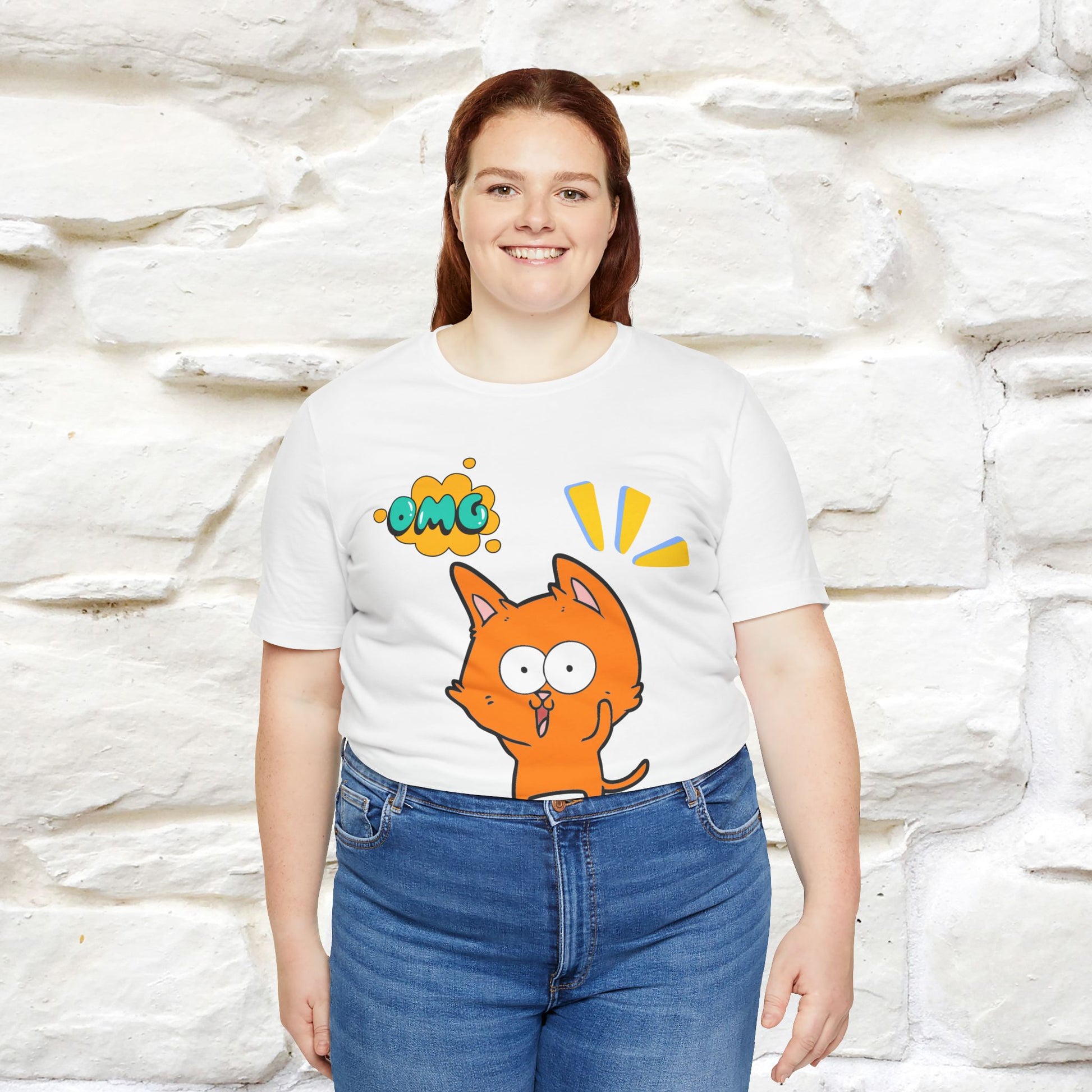 ''Oh My God'' Cat T-Shirt | Nunu&Miao Studio - Nunu&Miao Studio