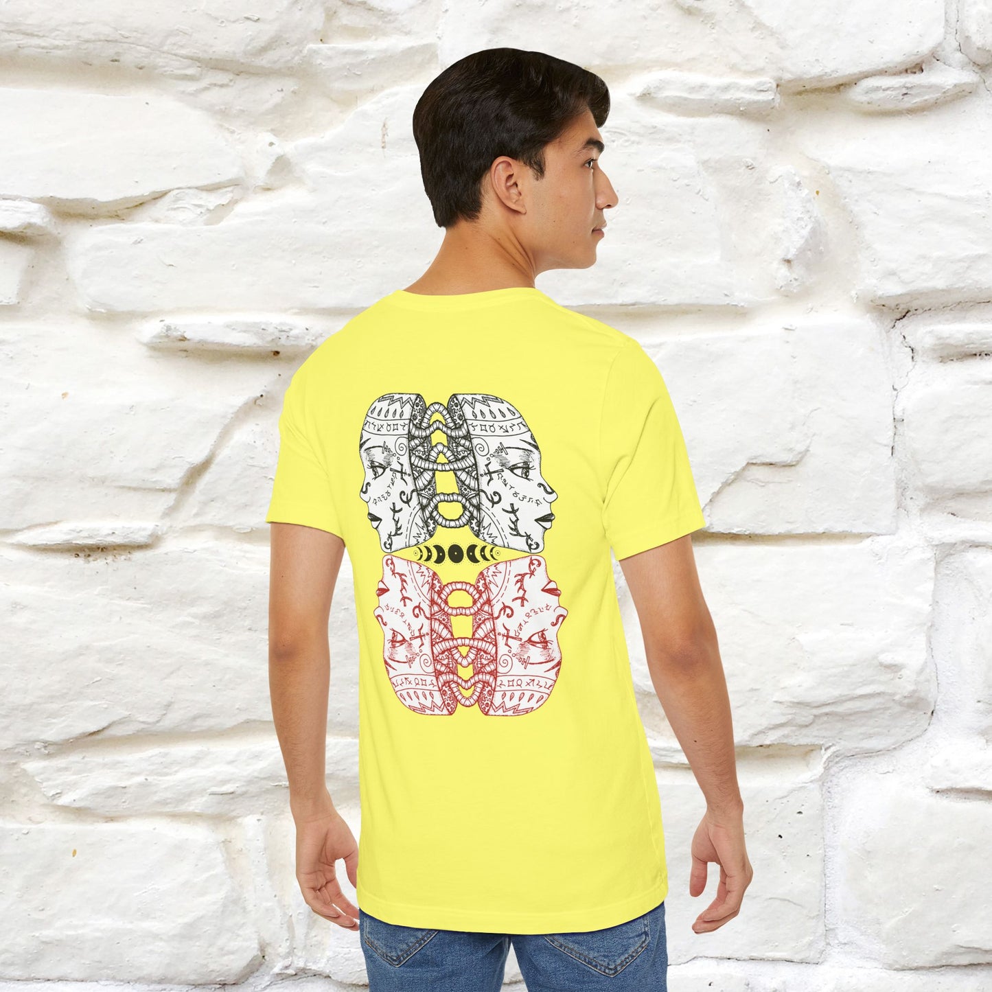 ''Illusion'' Cat T-Shirt Front and Back Design | Nunu&Miao Studio