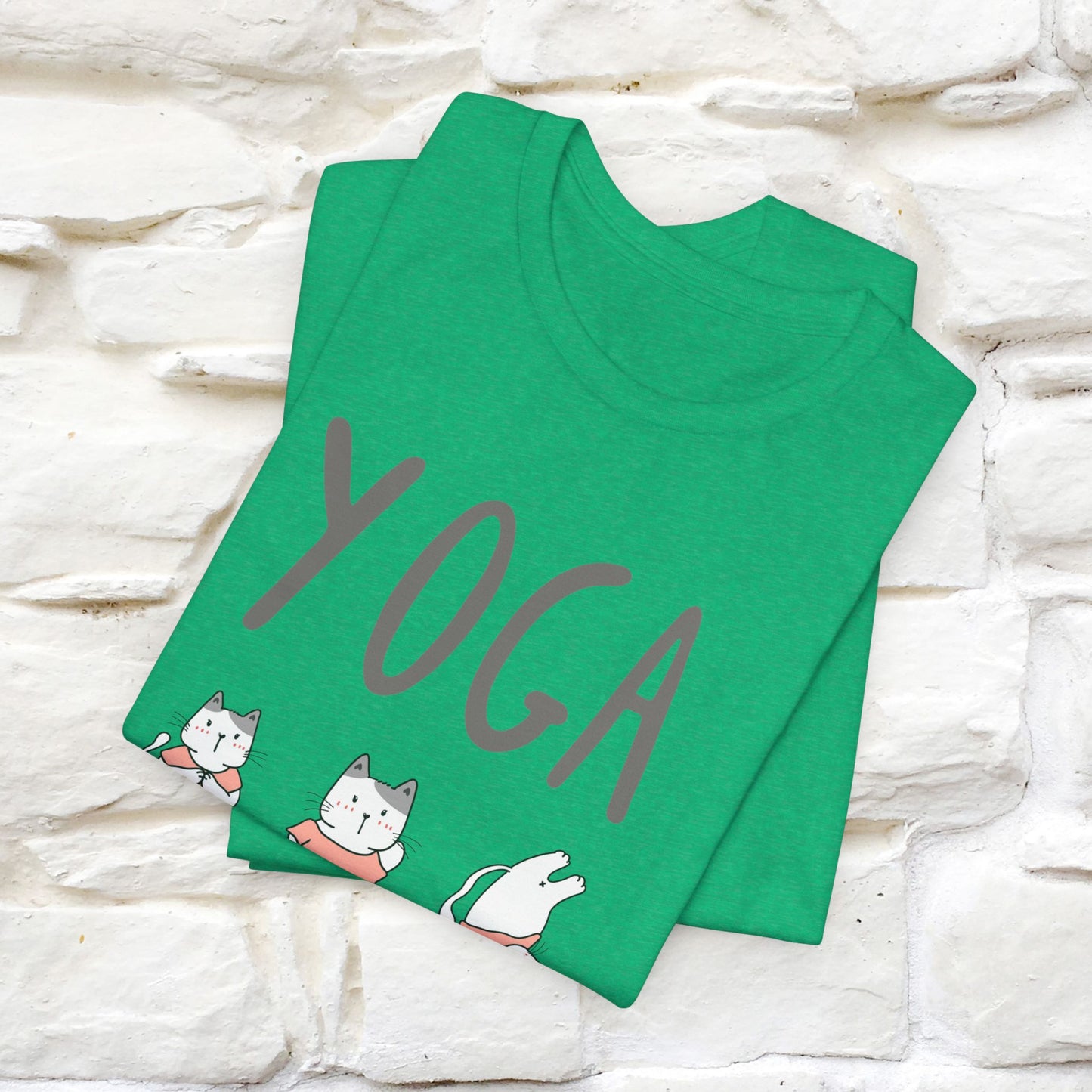 The Real Yoga Challenge Cat T-Shirt for Men & Women | 100% Cotton* Funny & Comfortable Tee