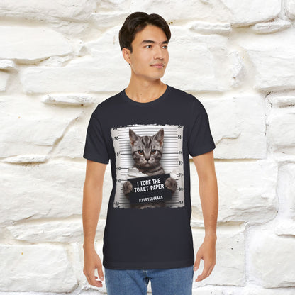 ''I Tore The Toilet Paper'' | Funny Cat T-Shirt | Nunu&Miao Studio