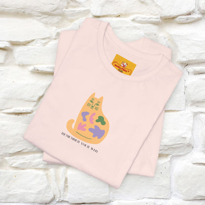 "Remember Your Why'' Cat T-Shirt Front and Back Design | Nunu&Miao Studio