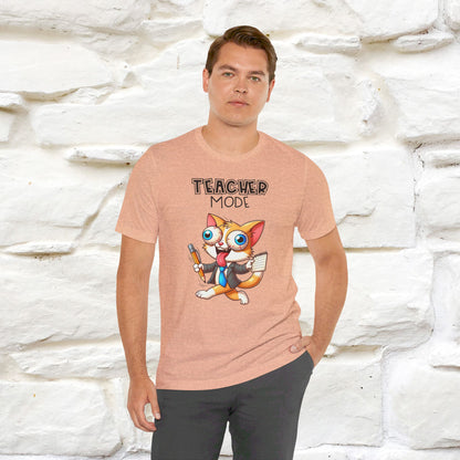 ''Teacher Mode'' T-shirt for Man 100% Cotton* - Nunu&Miao Studio