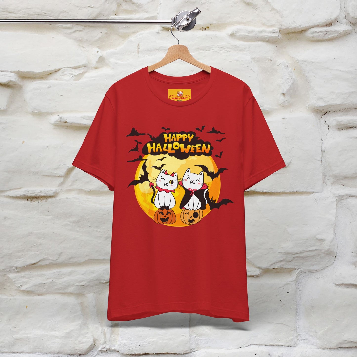 "Happy Halloween Cat Couple " Cat  T-shirt |Nunu&Miao Studio