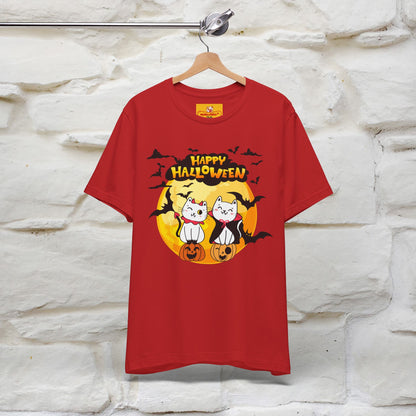 "Happy Halloween Cat Couple " Cat  T-shirt |Nunu&Miao Studio