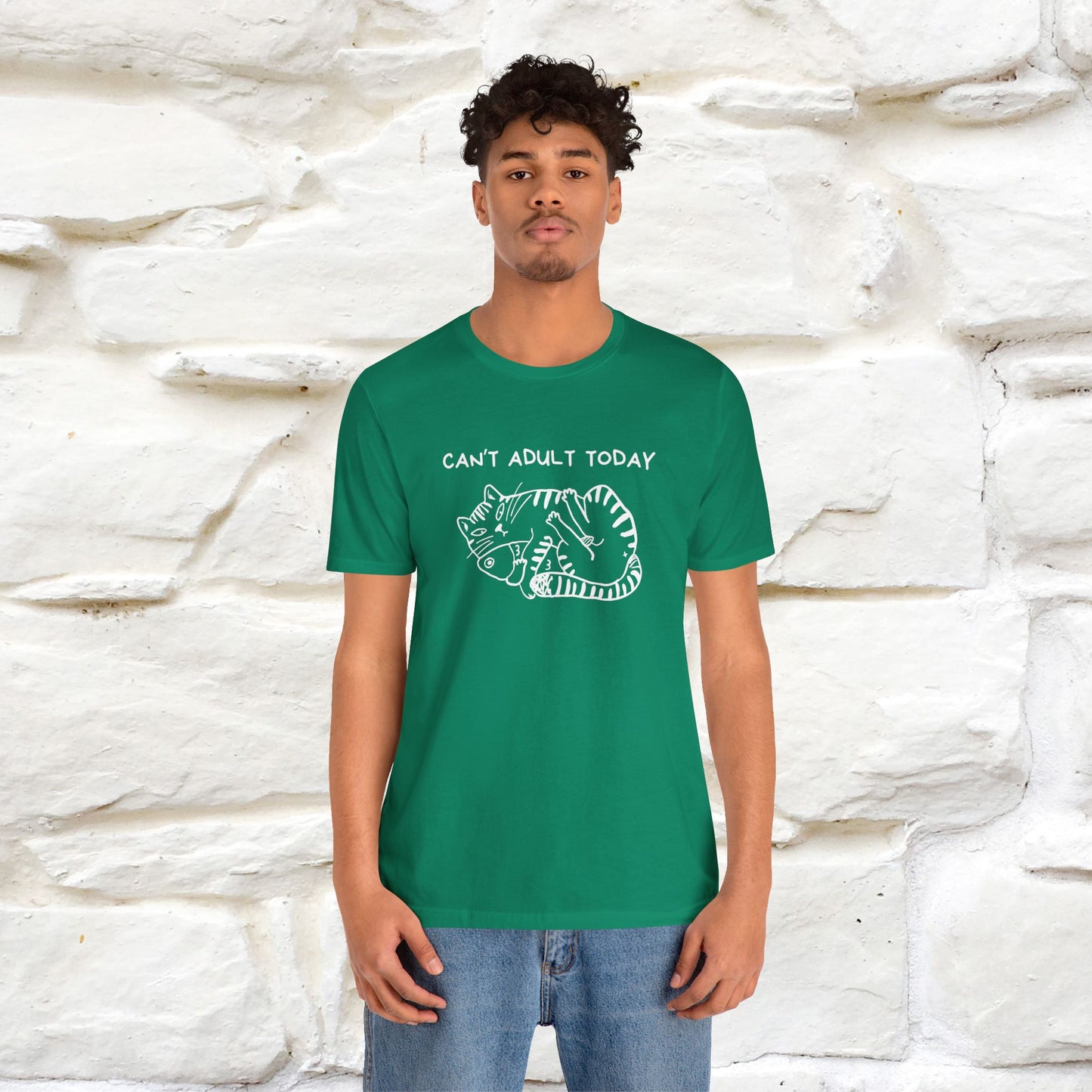 "Can't Adult Today" |Cat T-Shirt | Nunu&Miao Studio
