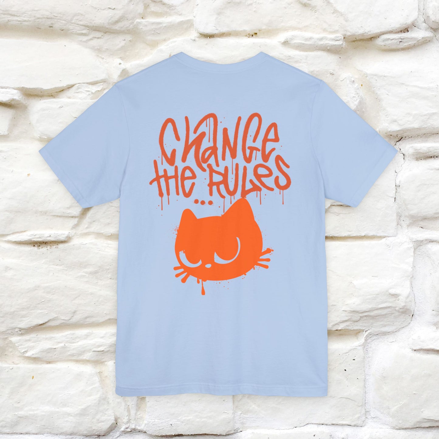 ''Change The Rules'' - Cat T-shirt -Nunu&Miao Studio