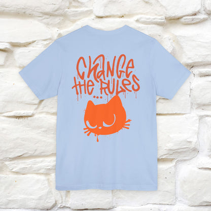 ''Change The Rules'' - Cat T-shirt -Nunu&Miao Studio
