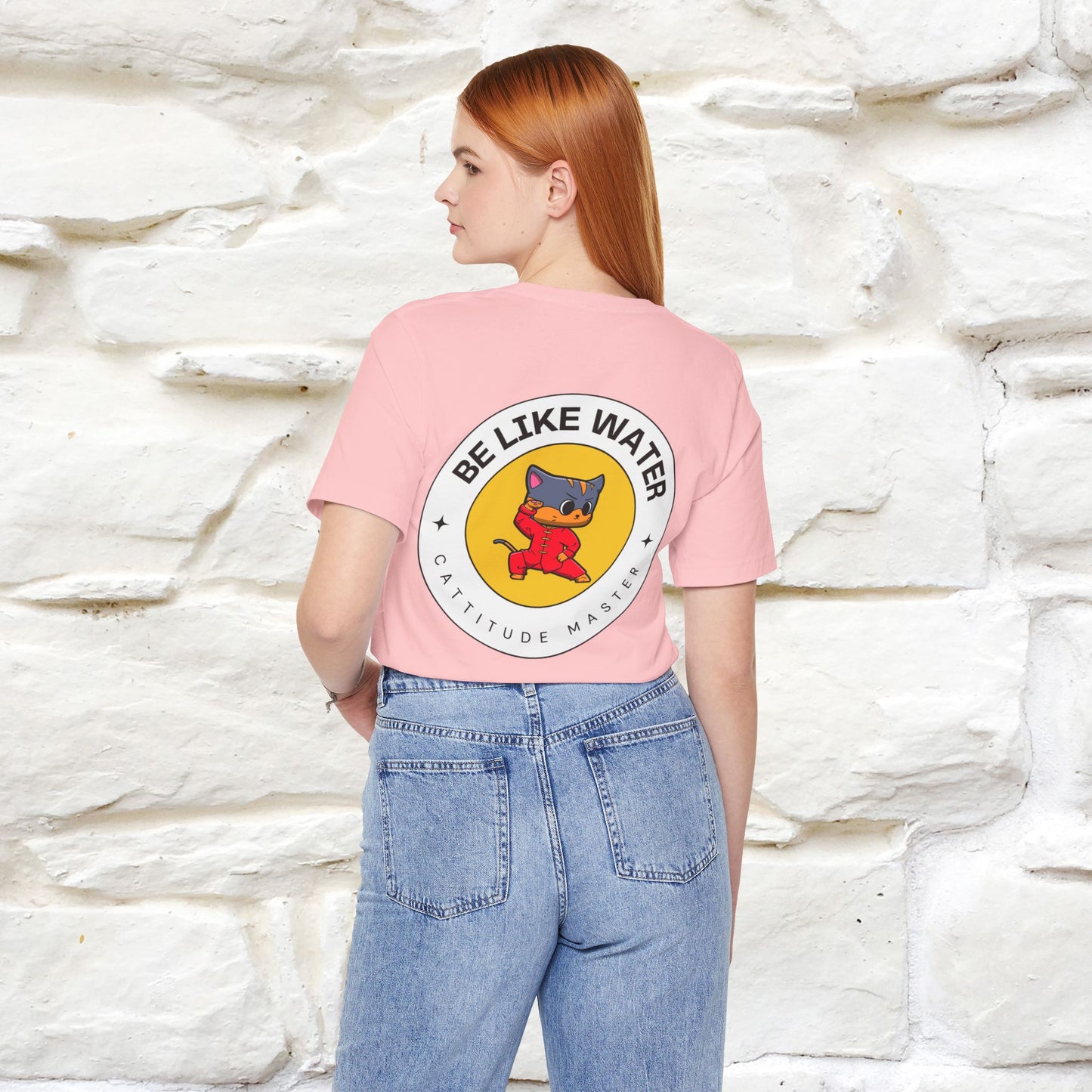 "Be Like Water: Cattitude Master | Cat T-Shirt |Nunu&Miao Studio