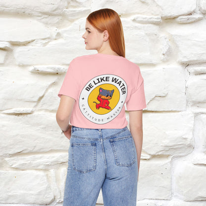 "Be Like Water: Cattitude Master | Cat T-Shirt |Nunu&Miao Studio