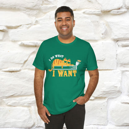 "I Do What I Want" Cat T-Shirt | Nunu & Miao Studio