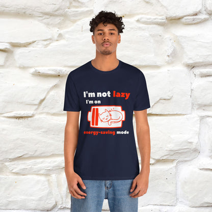 ''I am Not Lazy...'' Cat T-Shirt | Nunu&Miao Studio