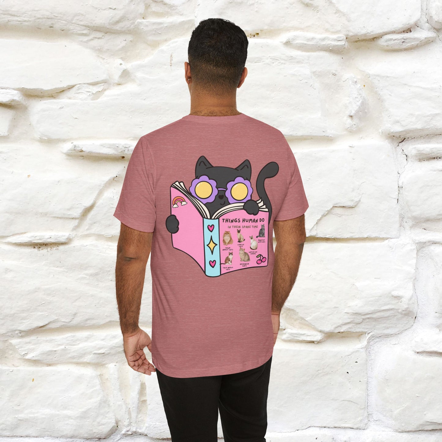 Things Humans Do In Their Spare Time" Cat T-Shirt for Men & Women | 100% Cotton* | Funny & Cozy Vibes for Cat Lovers