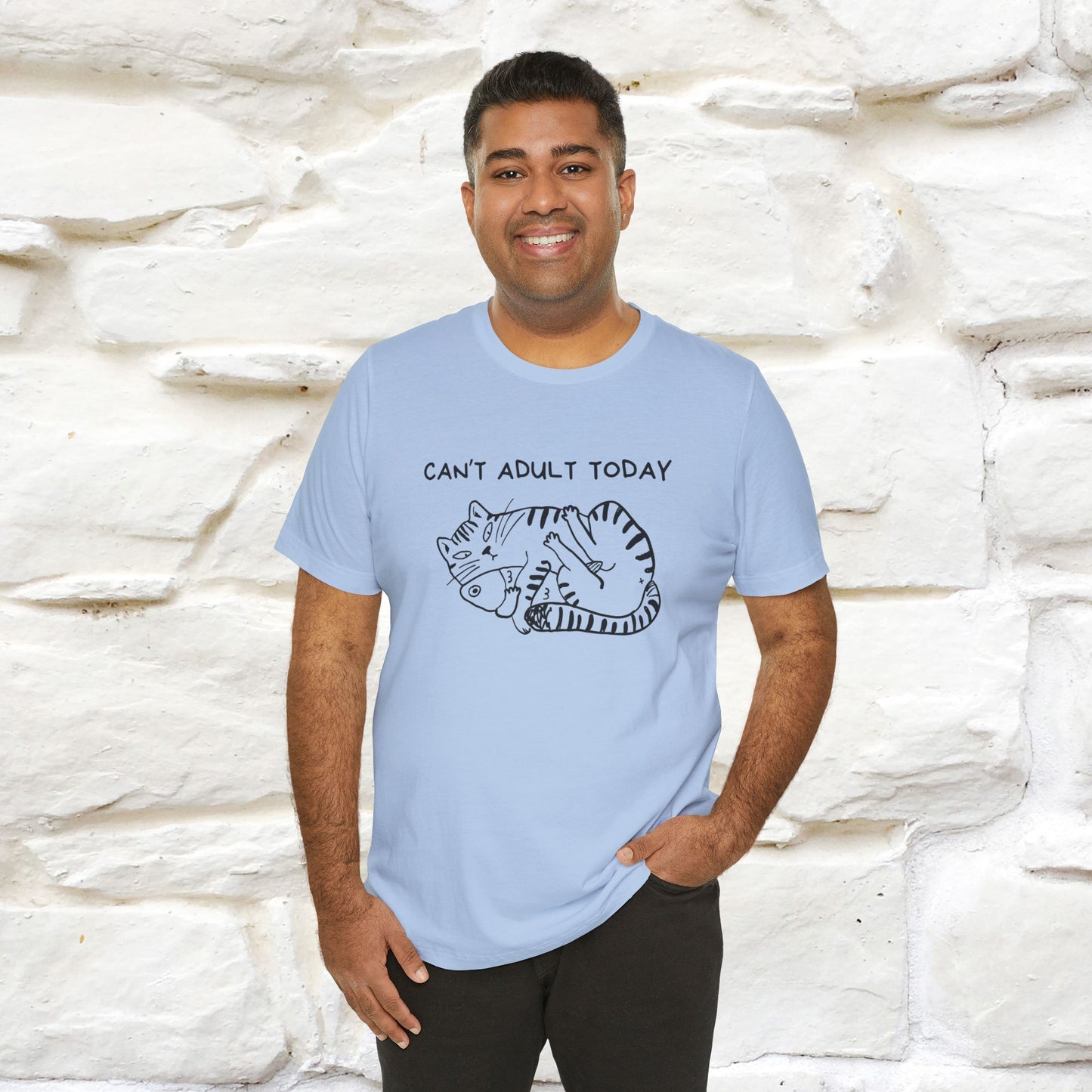 "Can't Adult Today" |Cat T-Shirt | Nunu&Miao Studio - Nunu&Miao Studio