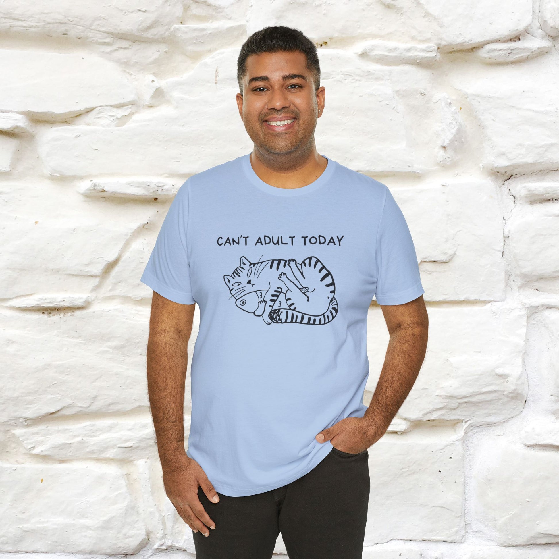 "Can't Adult Today" |Cat T-Shirt | Nunu&Miao Studio - Nunu&Miao Studio