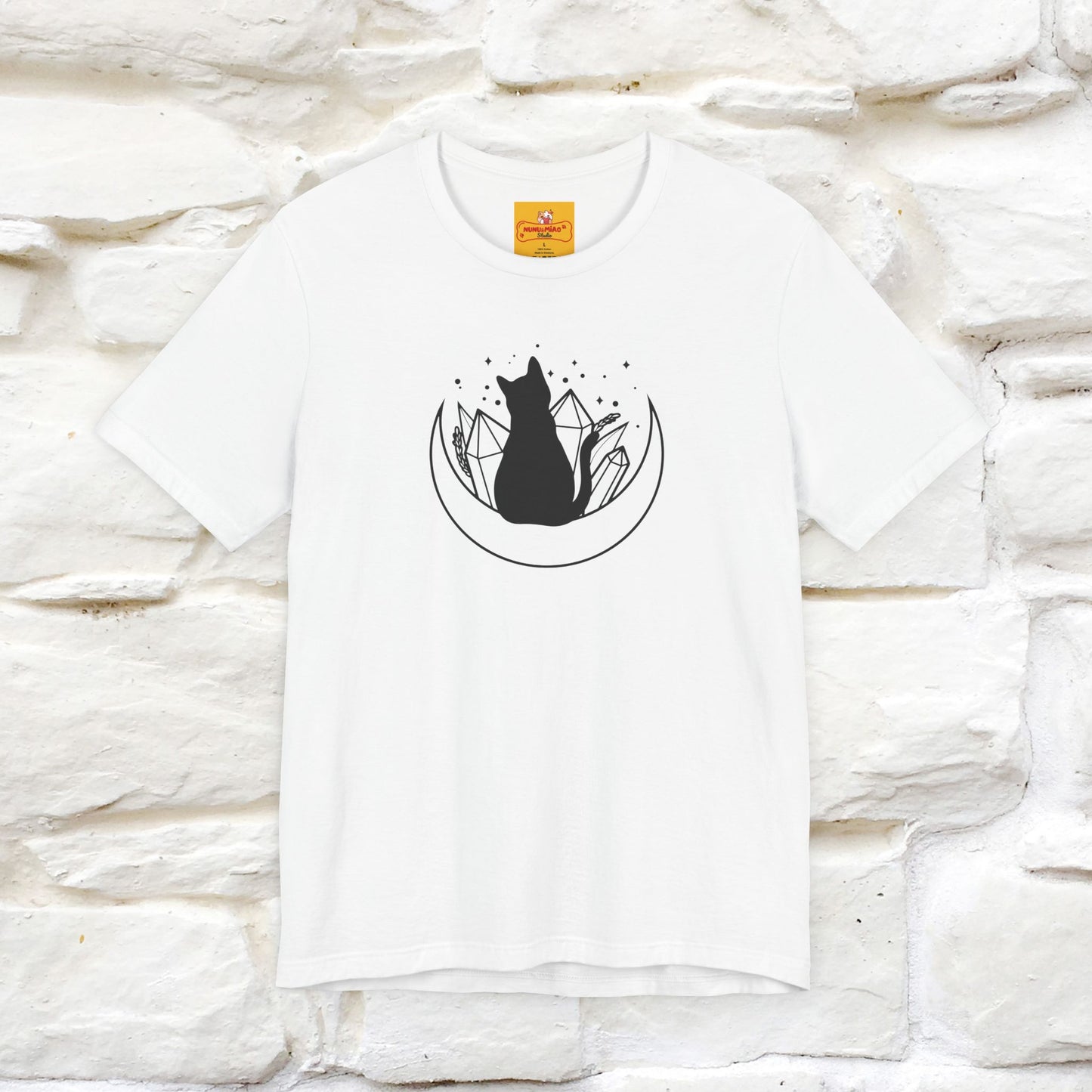 ''The Cristal'' Cat T-Shirt Front and Back Design | Nunu&Miao Studio